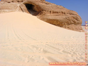 Египет, Синайская пустыня, белый каньон.